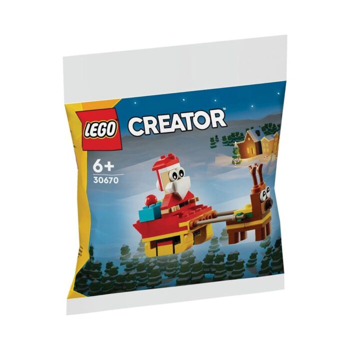 Brickly - 30670 LEGO Creator - Santa's Sleigh Ride - Bag Front