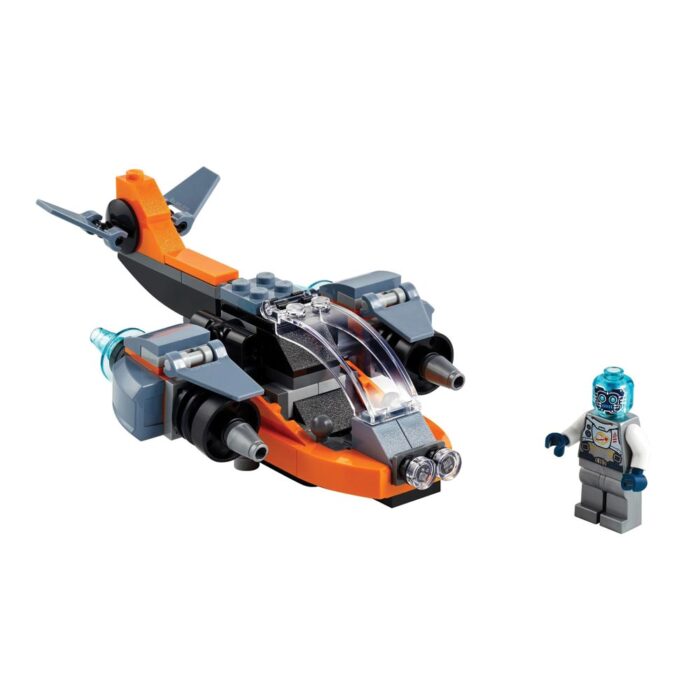 Brickly - 31111 LEGO Creator - Cyber Drone - Assembled