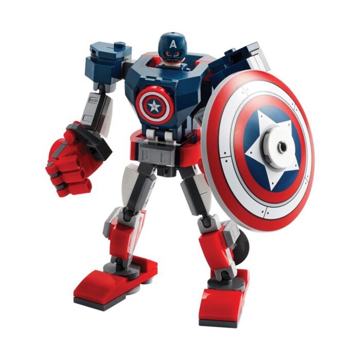 Brickly - 76168 LEGO Marvel - Captain America Mech Armor - Assembled