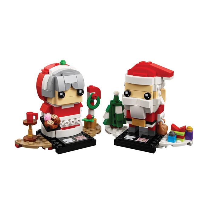 Brickly - 40274 LEGO Brickheadz - Mr & Mrs Claus - Assembled