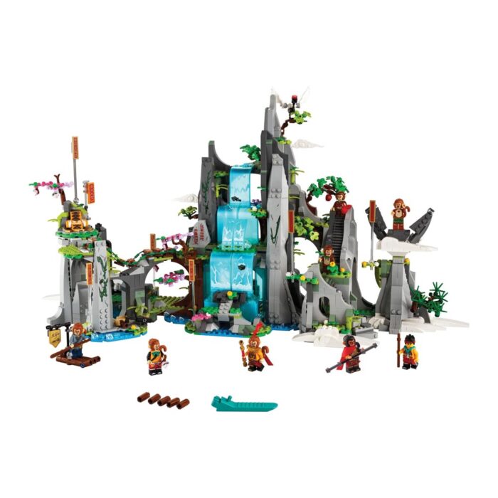 Brickly - 80024 LEGO Monkie Kid - The Legendary Flower Fruit Mountain - Assembled